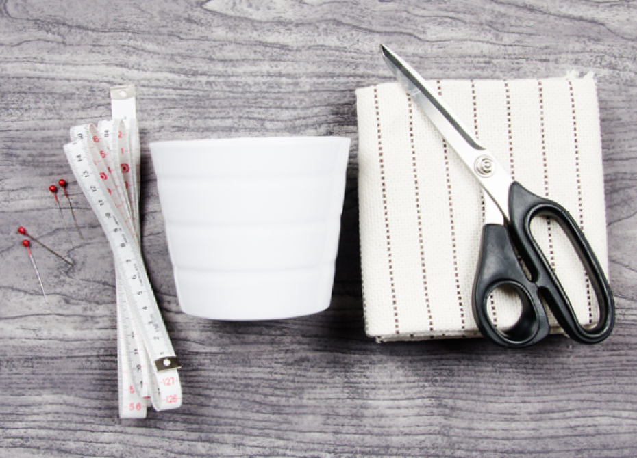 Cache-pot en tissu | Clubtissus.com