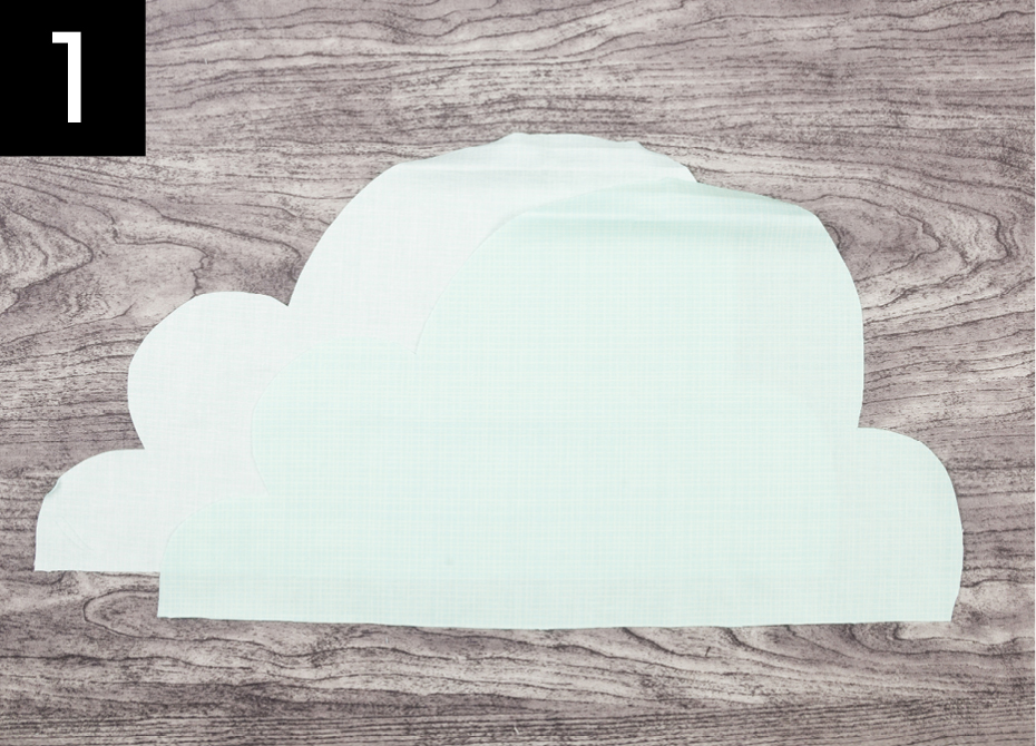 Créer un coussin en forme de nuage | Clubtissus.com