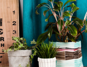 Cache-pot en tissu | Clubtissus.com