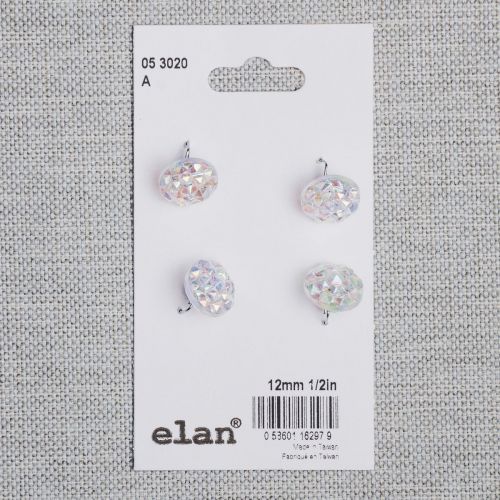 BOUTON ELAN - 12 MM TIGE AURORE BOREALE - ENS4