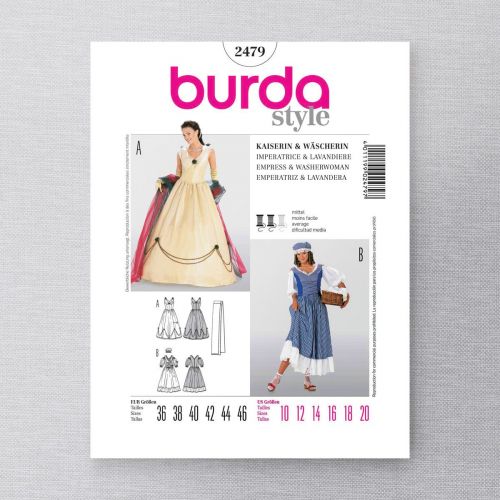 BURDA - 2479 COSTUME HISTORIQUE POUR FEMMES