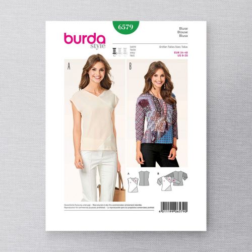 BURDA - 6579 BLOUSE POUR FEMMES