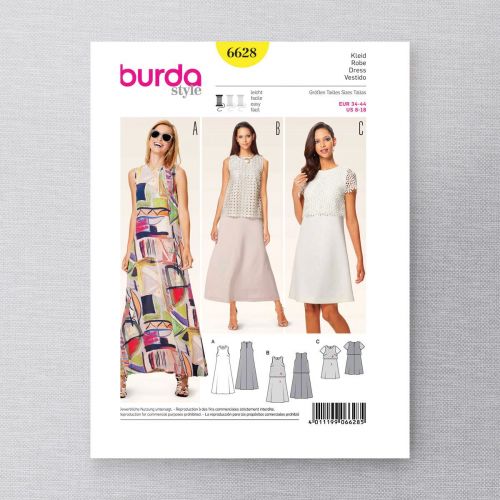 BURDA - 6628 ROBE POUR FEMMES