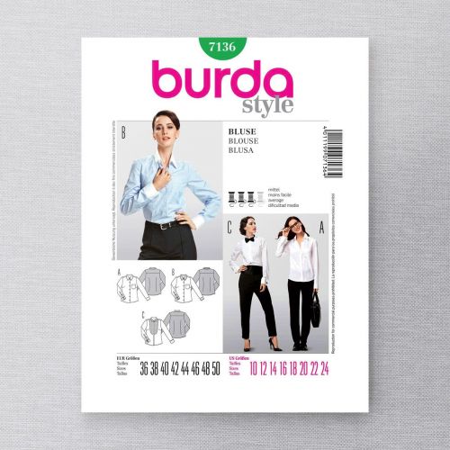 BURDA - 7136 BLOUSE POUR FEMMES