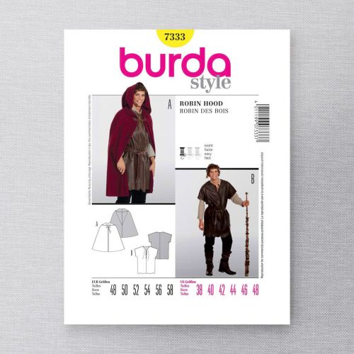 BURDA - 7333 COSTUME DE ROBIN DES BOIS