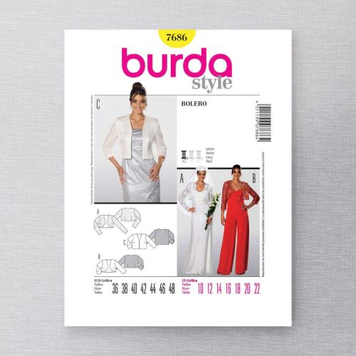 BURDA - 7686 BOLÉRO POUR FEMMES