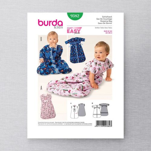 BURDA - 9382 SAC DE COUCHAGE POUR ENFANTS