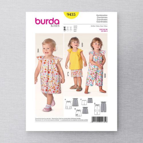 BURDA - 9435 ENSEMBLE POUR ENFANTS