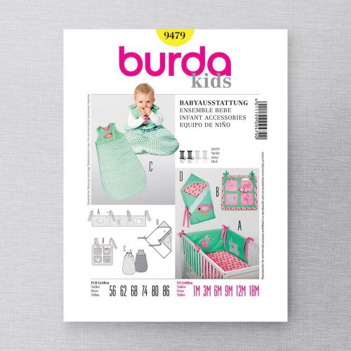 BURDA - 9479 ACCESSOIRES - BÉBÉ