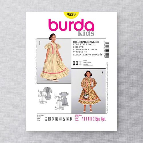 BURDA - 9529 COSTUME HISTORIQUE POUR ENFANTS