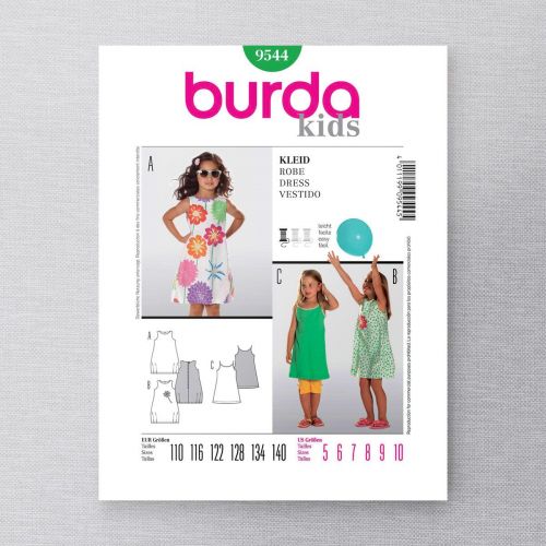 BURDA - 9544 ROBE POUR ENFANTS