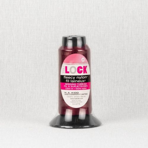 FIL LAINEUX POUR SURJETEUSE 100% NYLON 1500 M - BOURGOGNE