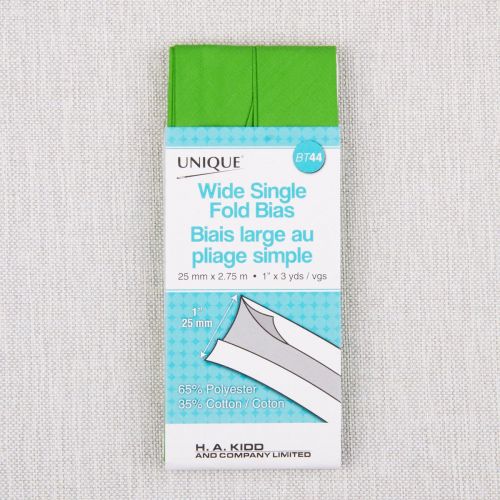 BIAIS LARGE PLIAGE SIMPLE 25MM - VERT LIME