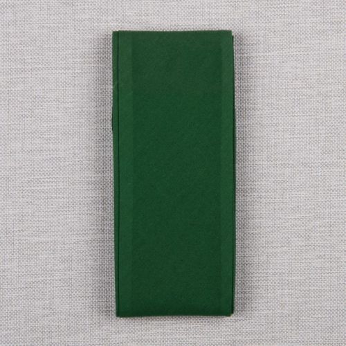 BIAIS À OURLET EN PAQUET 50 MM - VERT CHASSEUR