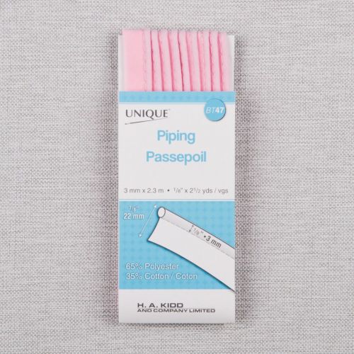 PASSEPOIL EN PAQUET 3 MM - ROSE CLAIR