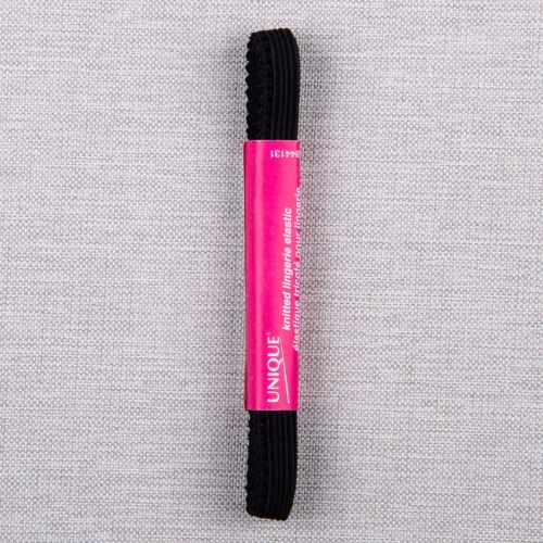 ÉLASTIQUE TRICOTÉ POUR LINGERIE EN PAQUET 11 MM - NOIR
