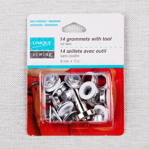 ŒILLET 8 MM AVEC OUTIL - BLANC