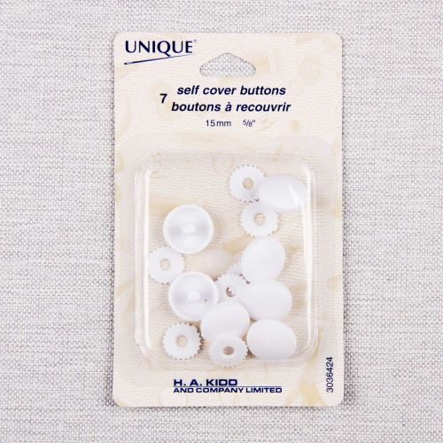 BOUTONS À RECOUVRIR 15 MM