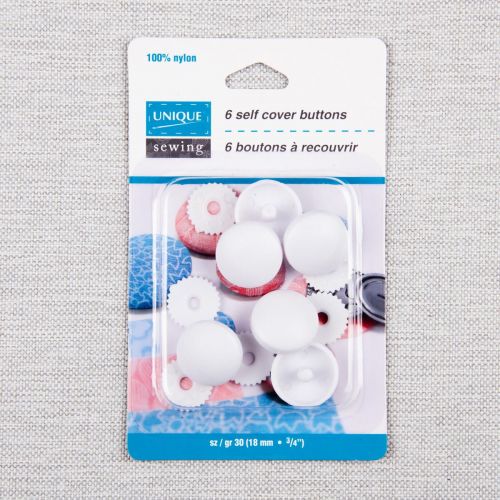 BOUTONS À RECOUVRIR EN NYLON 18MM