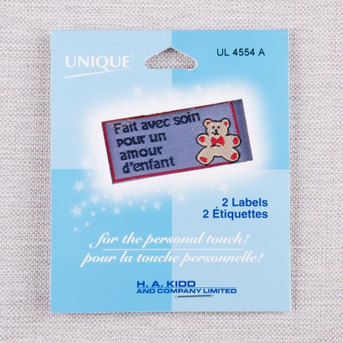 ÉTIQUETTES AMOUR D'ENFANT - BLEU