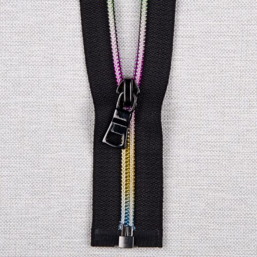 FERMETURE À GLISSIÈRE MODE VIZZY MULTICOLOR - 50 CM