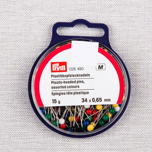 ÉPINGLES TÊTE PLASTIQUE 34 MM PRYM