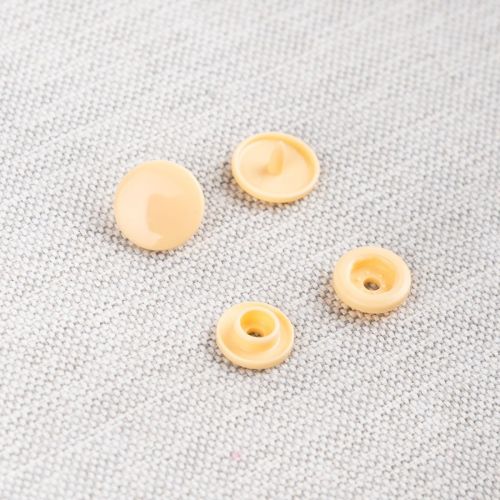 BOUTON-PRESSION EN PLASTIQUE GR20 ENS25 - PEACH