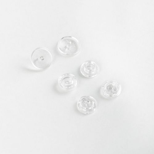 BOUTON-PRESSION EN PLASTIQUE GR20 ENS25 - CLEAR