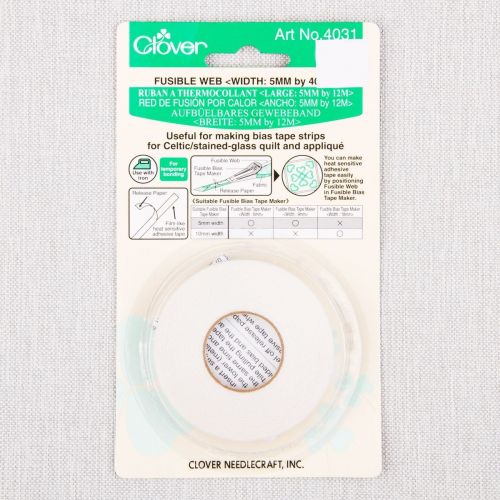 RUBAN THERMOCOLLANT POUR BIAIS CLOVER - 5 MM