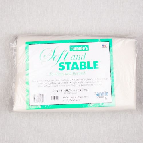 BOURRE SOFT AND STABLE 36X58PO - 100% POLYESTER BLANC