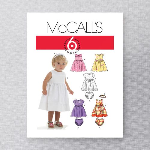 MCCALLS - M6015 ROBES - BÉBÉ - P À TG