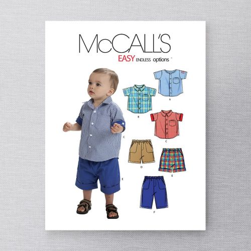 MCCALLS - M6016 CHEMISES ET PANTALONS - BÉBÉ - P À TG