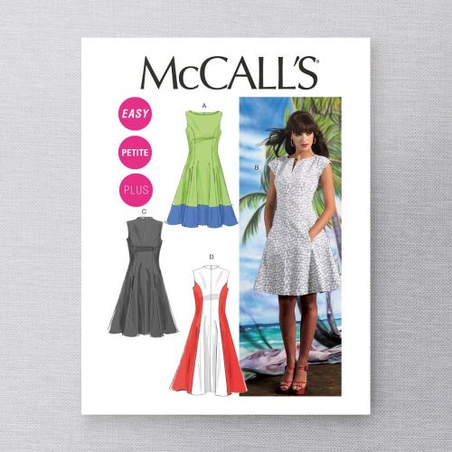 MCCALLS - M6741 ROBES COUPE PRINCESSE POUR FEMMES