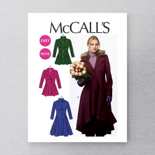 MCCALLS - M6800 MANTEAUX ÉVASÉS POUR FEMMES
