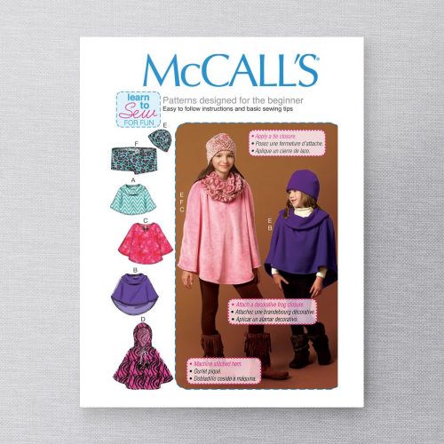 MCCALLS - M7012 PONCHOS POUR ENFANTS