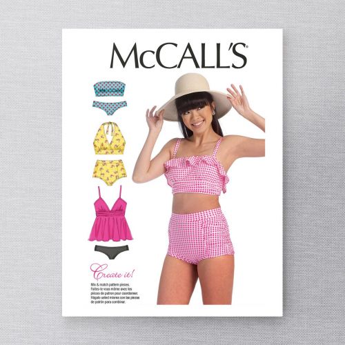 MCCALLS - M7168 TENUES DE PLAGE POUR FEMMESS