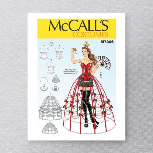 MCCALLS - M7306 CORSET ET ACCESSOIRES POUR FEMMES