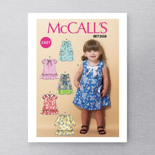 MCCALLS - M7308 ROBES - TOUT-PETIT - 1 À 4