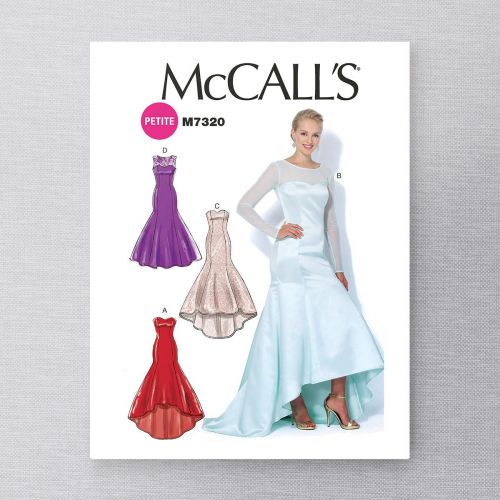 MCCALLS - M7320 ROBES SIRÈNE ENCOLLURE EN COEUR POUR FEMMES