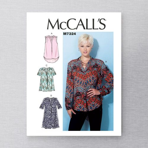 MCCALLS - M7324 HAUTS ET TUNIQUE COL EN V POUR FEMMES