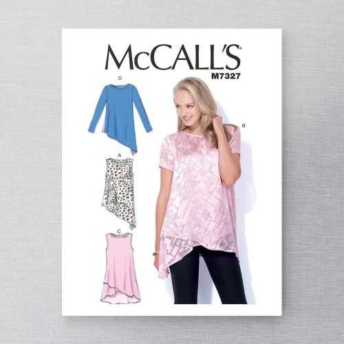 MCCALLS - M7327 HAUTS AVEC ANGLES AU BAS POUR FEMMES