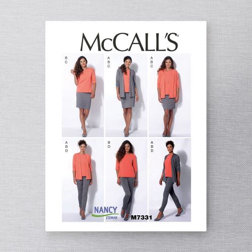 MCCALLS - M7331 VESTE, HAUT, JUPE ET PANTALON POUR FEMMES