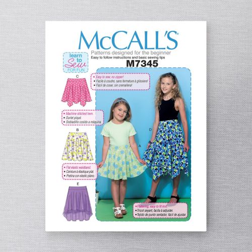 MCCALLS - M7345 JUPES POUR ENFANTS - 3 À 6