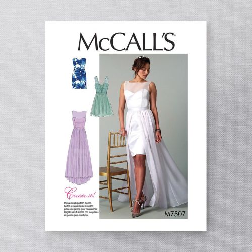 MCCALLS - M7507 ROBES EN COEUR À ASSORTIR POUR FEMMES