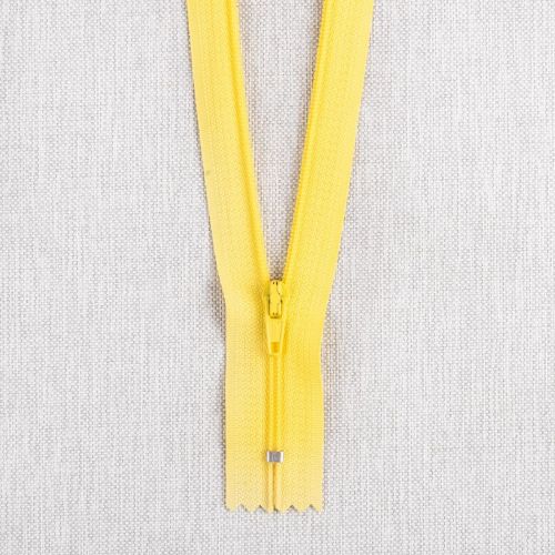 FERMETURE ÉCLAIR SPIRALE #3 NON SÉPARABLE - JAUNE