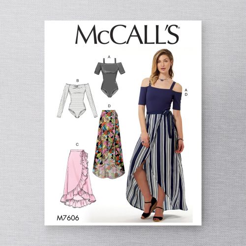 MCCALLS - M7606 CORSAGES ET JUPES POUR FEMMES