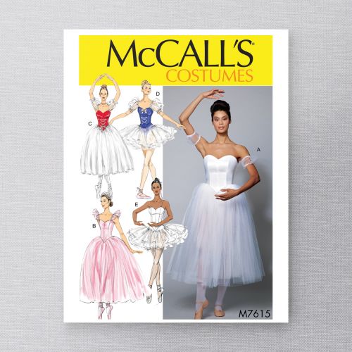 MCCALLS - M7615 ROBES DE BALLET POUR FEMMES