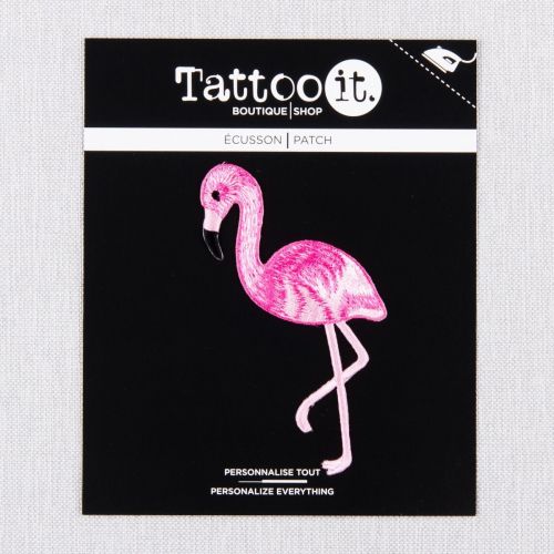 APPLIQUE FLAMANT ROSE