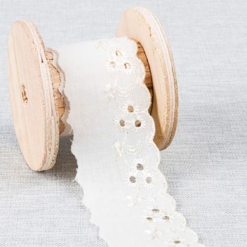 BRODERIE 38 MM - BLANC CASSÉ