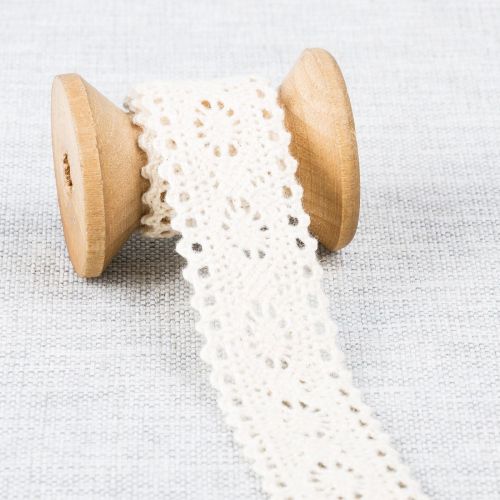 DENTELLE COTON 21 MM - BEIGE
